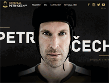 Tablet Screenshot of petr-cech.cz