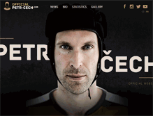 Tablet Screenshot of petr-cech.com